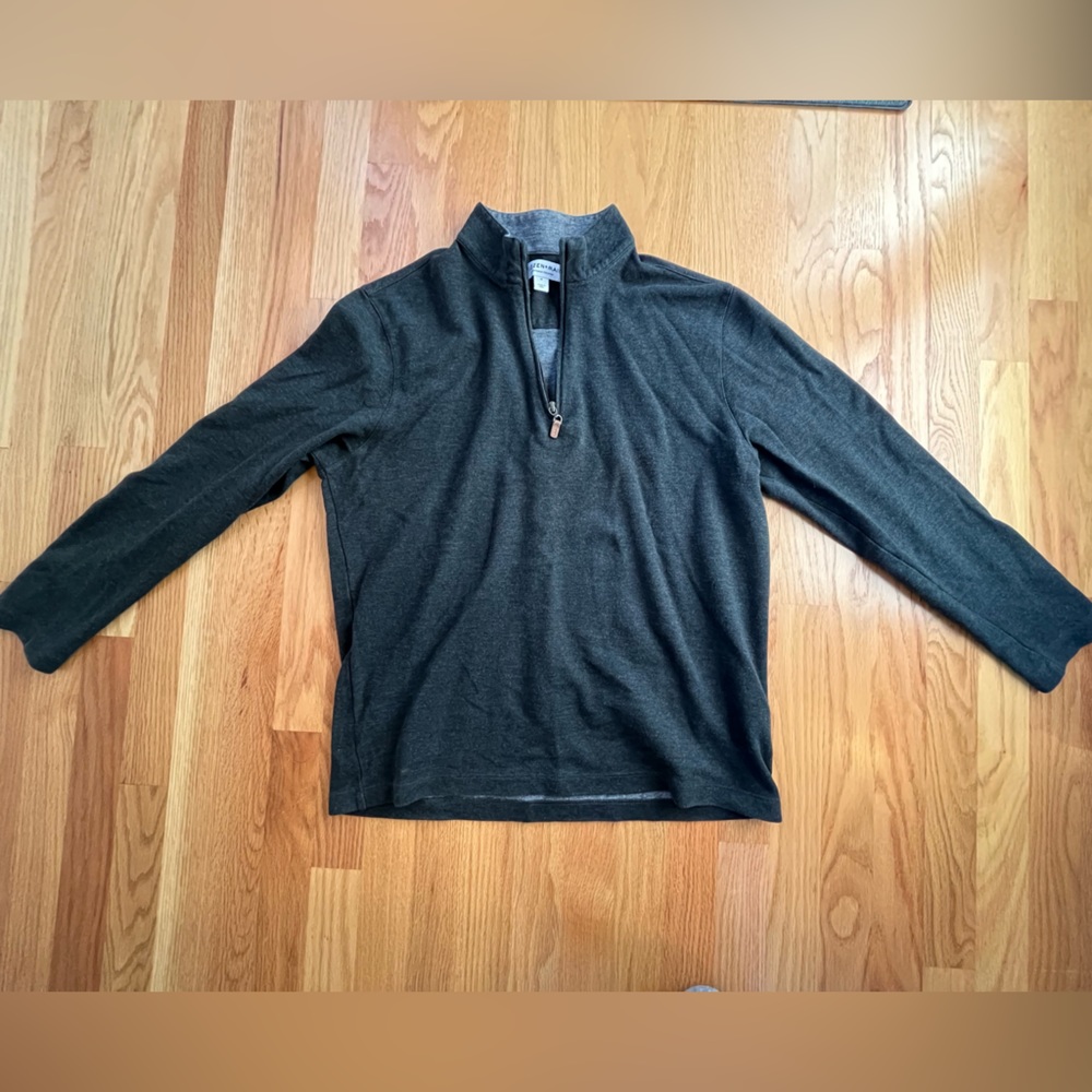 Mizzen Main Grey Quarter Zip Medium